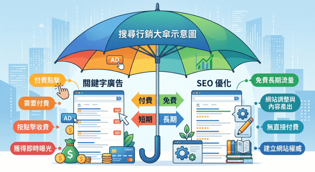 搜尋行銷的基礎架構與商業定位