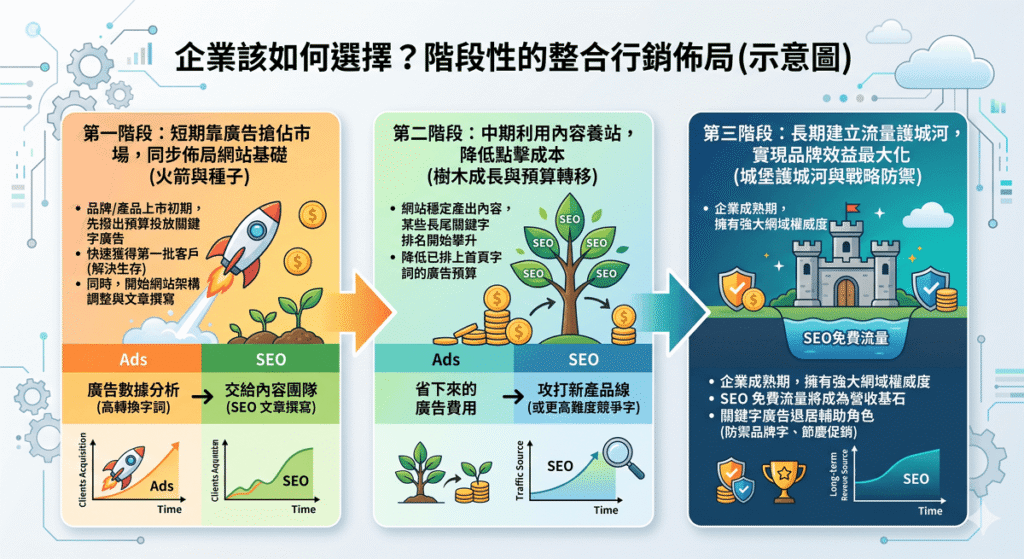 階段性的整合行銷佈局